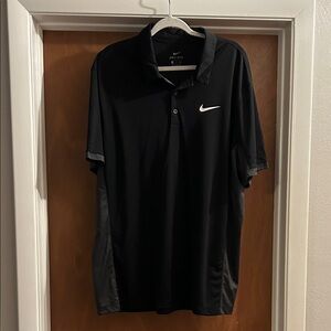 Nike Men's Black Dri-FIT Polo